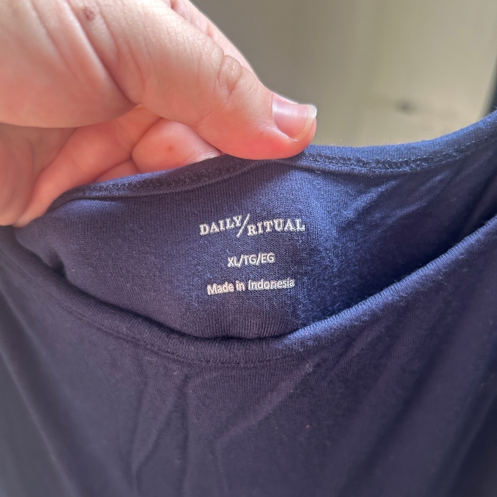 Daily Ritual Deep Blue Dress - Picture 2 of 2